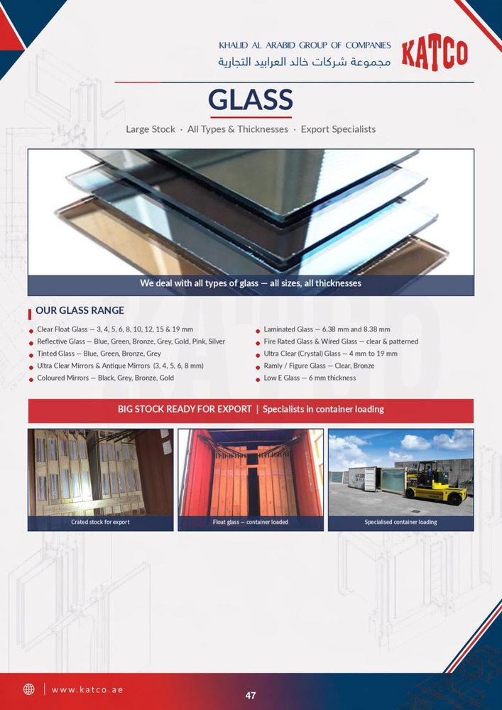 Glass sheets and boxes